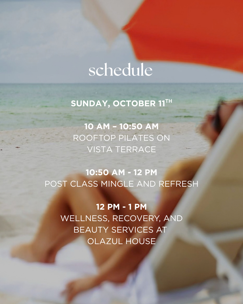 WELLNESS WONDERLAND x ANDAZ Wellness Above The Waves