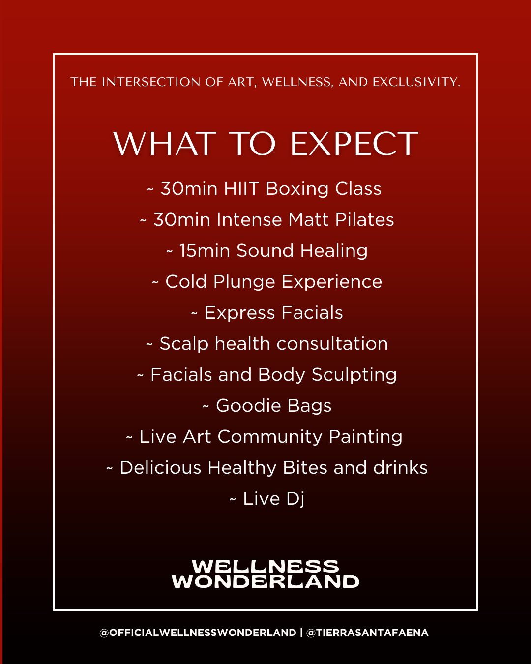WELLNESS WONDERLAND x FAENA ART AWAKENING BASEL