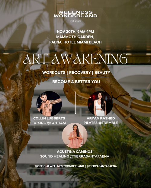 WELLNESS WONDERLAND x FAENA ART AWAKENING BASEL